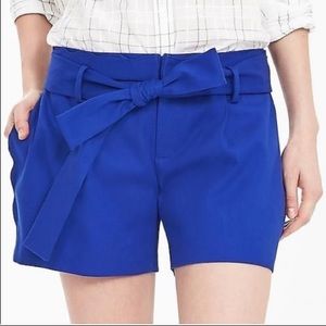 NWT BANANA REPUBLIC Blue Scalloped Shorts Sz 14